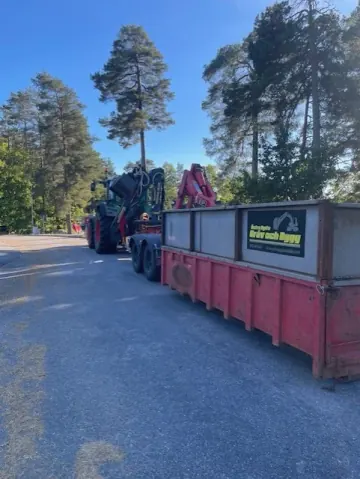 Ekipage för trädfällning - trädfällning